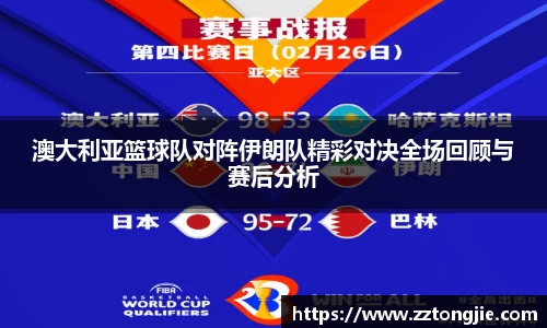 澳大利亚篮球队对阵伊朗队精彩对决全场回顾与赛后分析